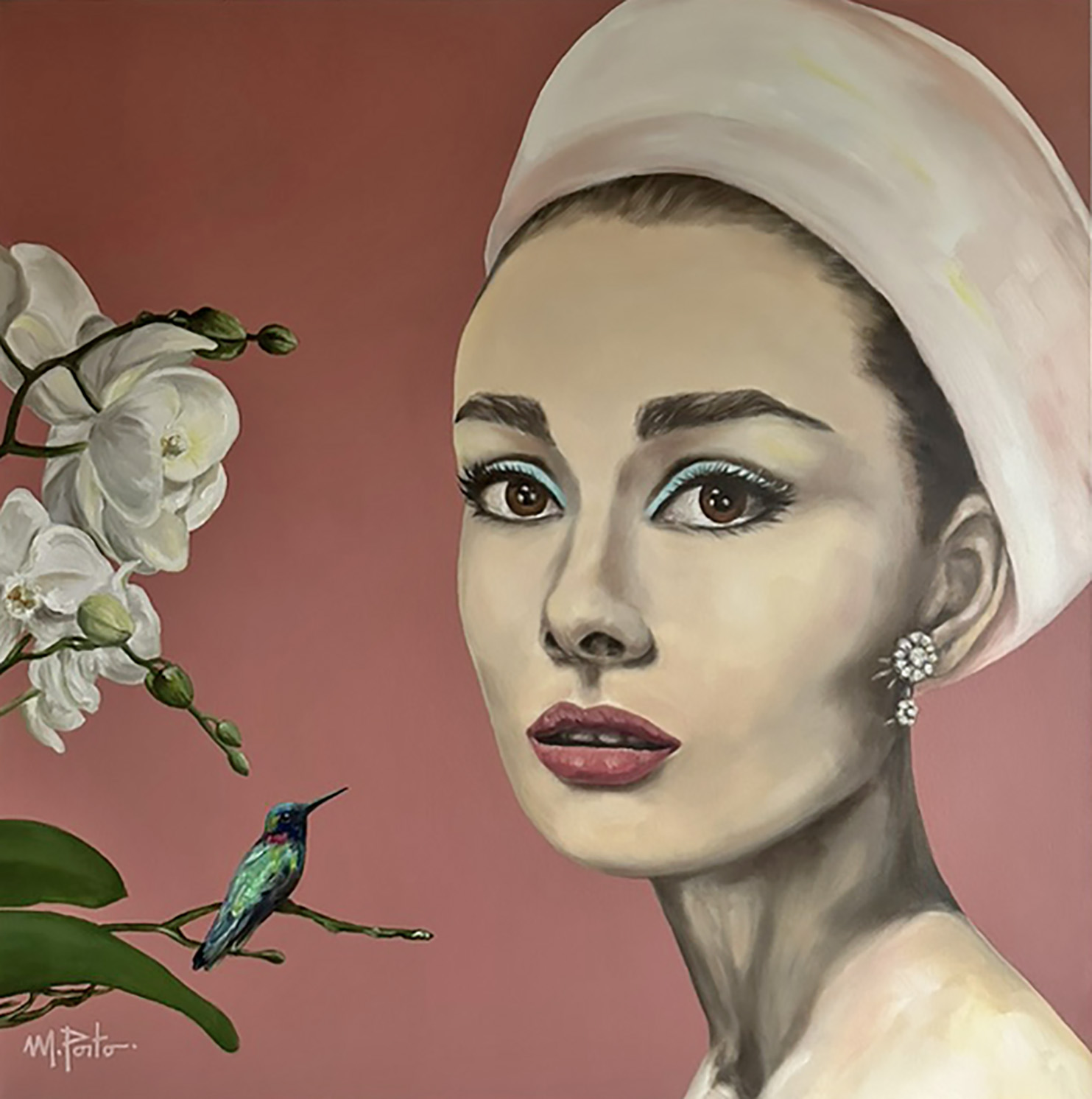 Audrey Hepburn & The humming bird 